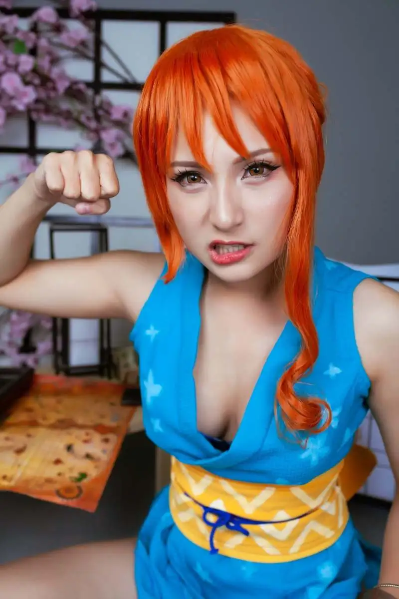 Cosplay Nami giận dữ Cosplay Nami giận dữ